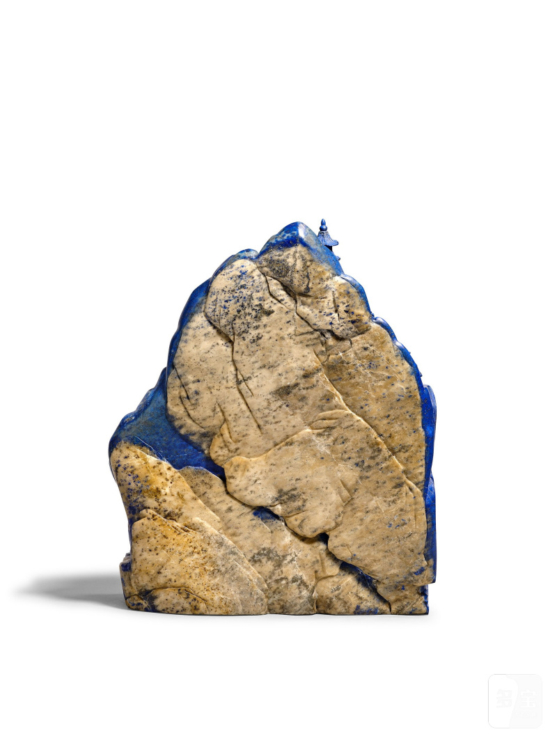 二十世紀 青金石山子 | A LAPIS LAZULI BOULDER - 图10